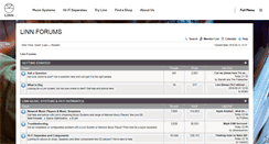 Desktop Screenshot of forums.linn.co.uk